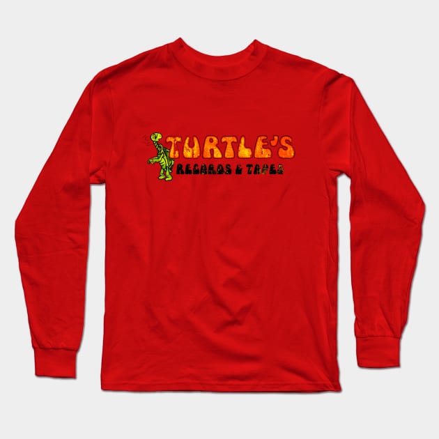 Turtles Records & Tapes [Defunct Record Store] Long Sleeve T-Shirt by Defunct Logo Series